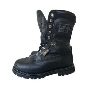 Vintage Northlake Gore Tex Leather Steel Toe Work Boots Y2K Thinsulate 1000 9 W